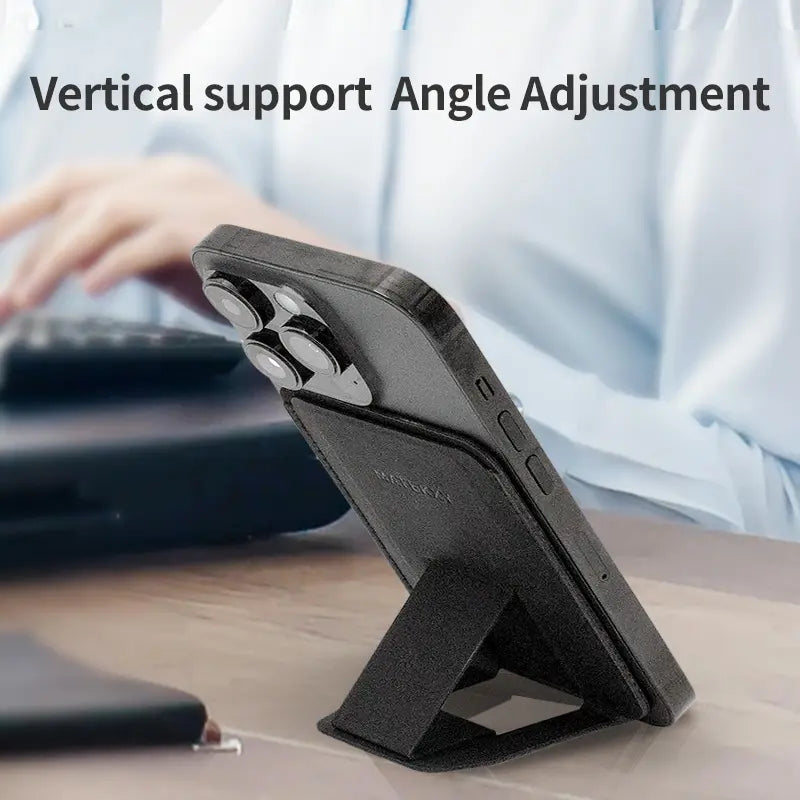 Magnetic Card Wallet Holder with Magsafe and Stander for Iphone 16 Pro Max/16 Plus/16 Pro/16,For Iphone 15 Pro Max/15 Pro/15 Plus/15