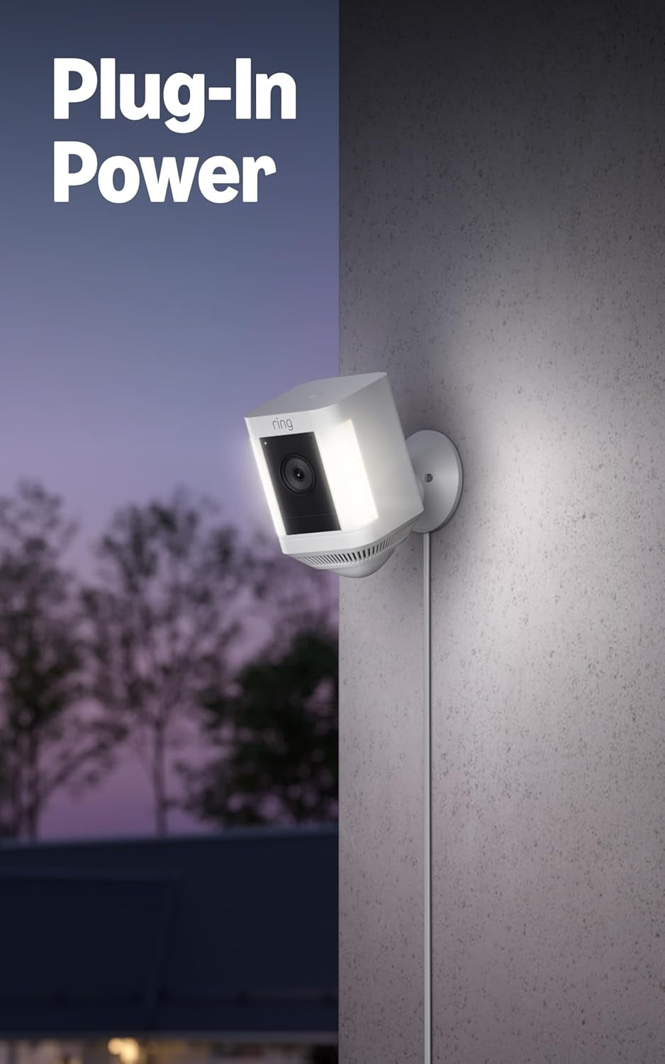 Spotlight Cam Plus, Battery, Home or Business Security with HD Video, Two-Way Talk, Color Night Vision, and Security Siren, Black