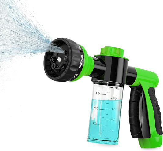 Soap & Shampoo Dispenser for Pet Wash and Garden Hose Sprayer Nozzle