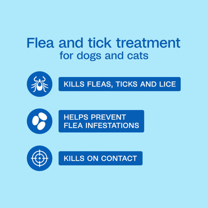 plus Flea & Tick Shampoo with Precor for Dogs, Cats, Puppies & Kittens, Flea Shampoo to Treat Flea Infestations, Kills Ticks, Fleas, Flea Eggs & Lice, Cleans and Conditions Coat, 12 Fl Oz