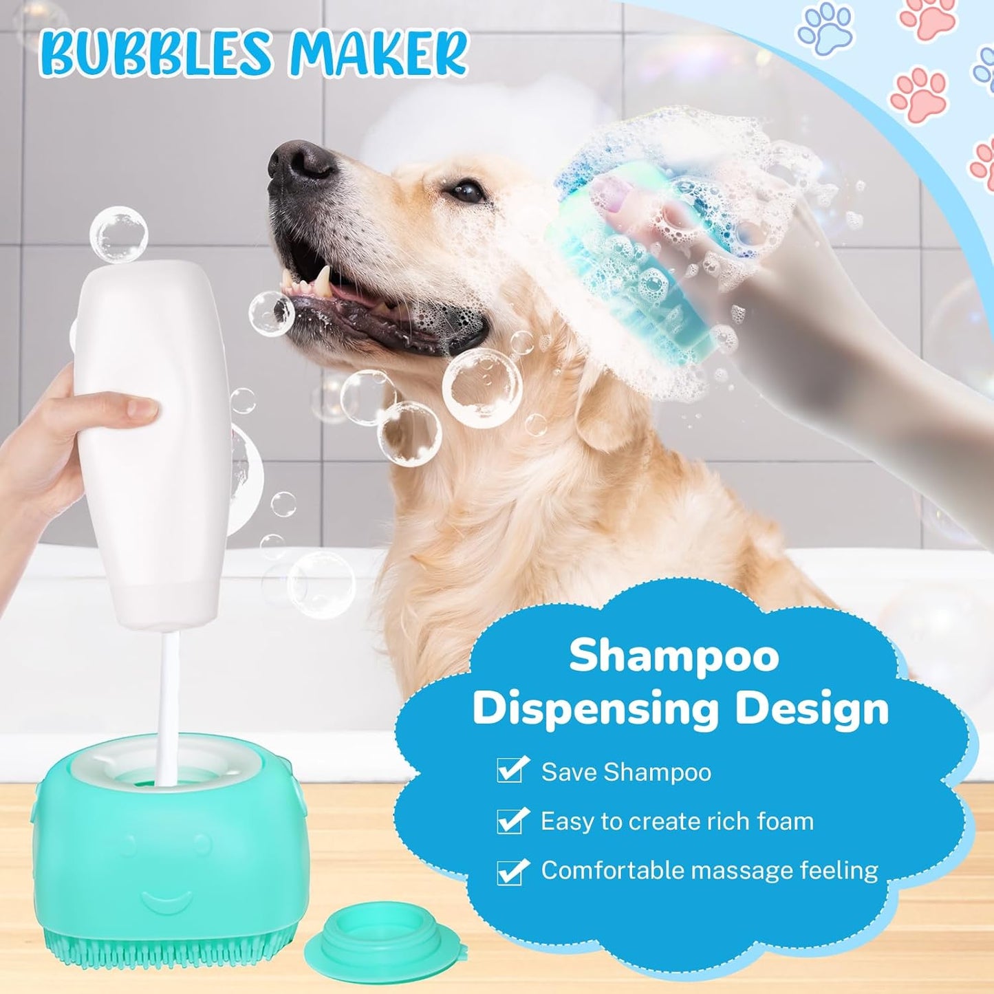 Ultimate 8-Piece Dog Grooming Kit – Essential Grooming Supplies for Dogs and Cats with Deshedding Brush, Bath Gloves, Towels & Silicone Toothbrush – Perfect for All Pet Sizes!