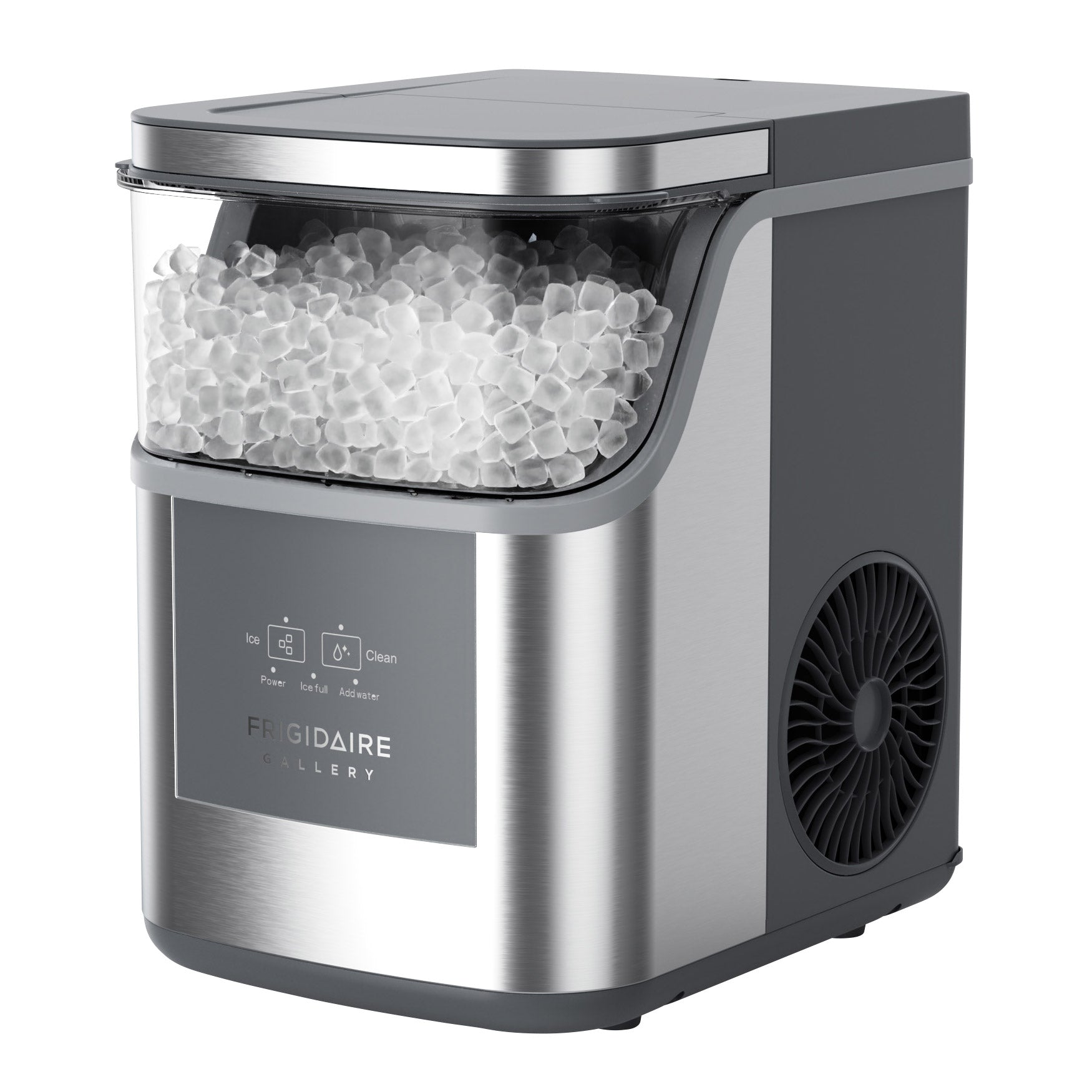 Frigidaire Gallery Crunch Countertop Nugget Ice Maker, 33 Lbs per Day, Self Cleaning, Touch Controls