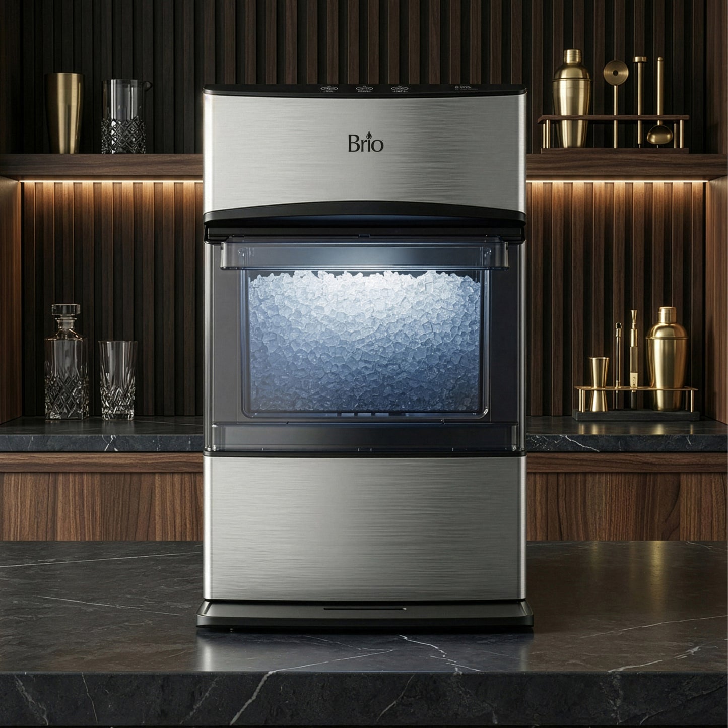 Brio 740I Nugget Ice Maker, 44Lbs
