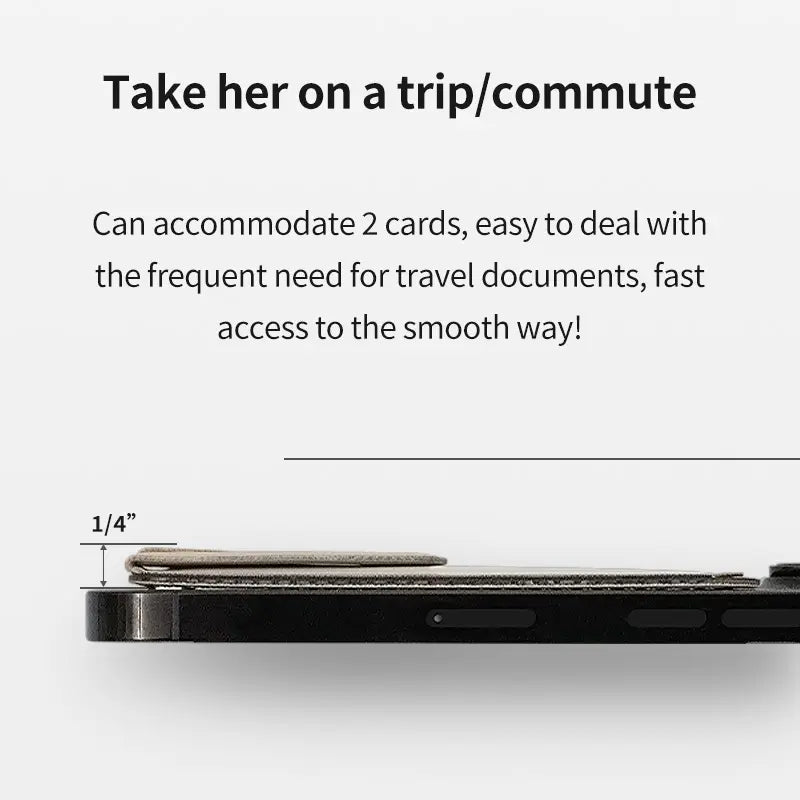 Magnetic Card Wallet Holder with Magsafe and Stander for Iphone 16 Pro Max/16 Plus/16 Pro/16,For Iphone 15 Pro Max/15 Pro/15 Plus/15