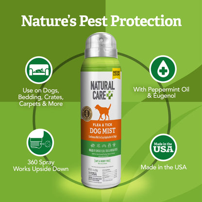 Flea and Tick Spray for Dogs - 14Oz.