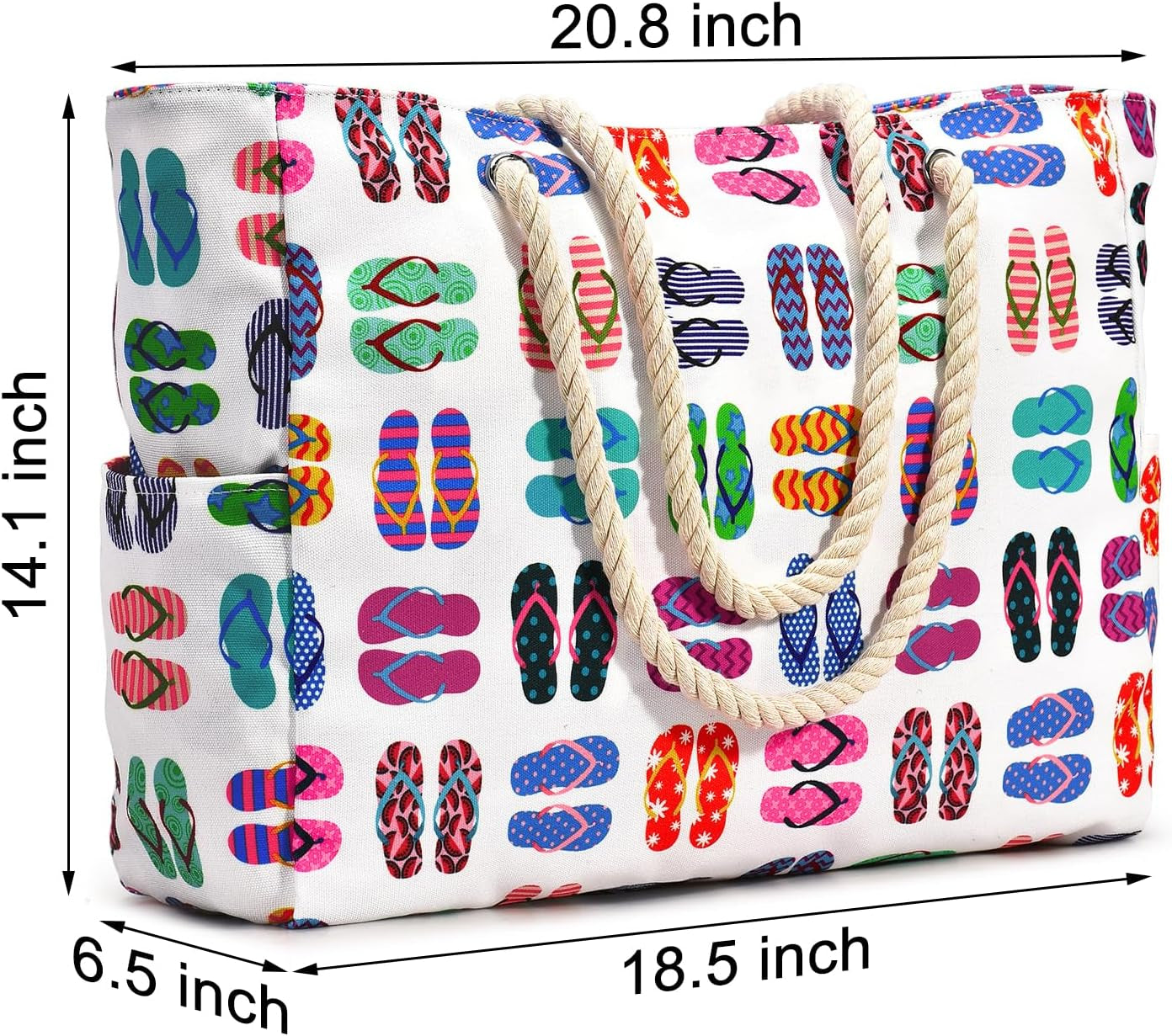 Beach Bags for Women Large Waterproof Beach Tote Bag Zipper Beach Bags Waterproof Sandproof Swim Pool Bag Large Tote