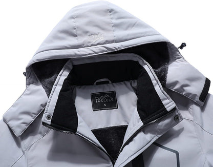 Stay Warm and Stylish This Winter with Our Men's Waterproof Ski Jacket - Perfect for Snowboarding and Outdoor Adventures