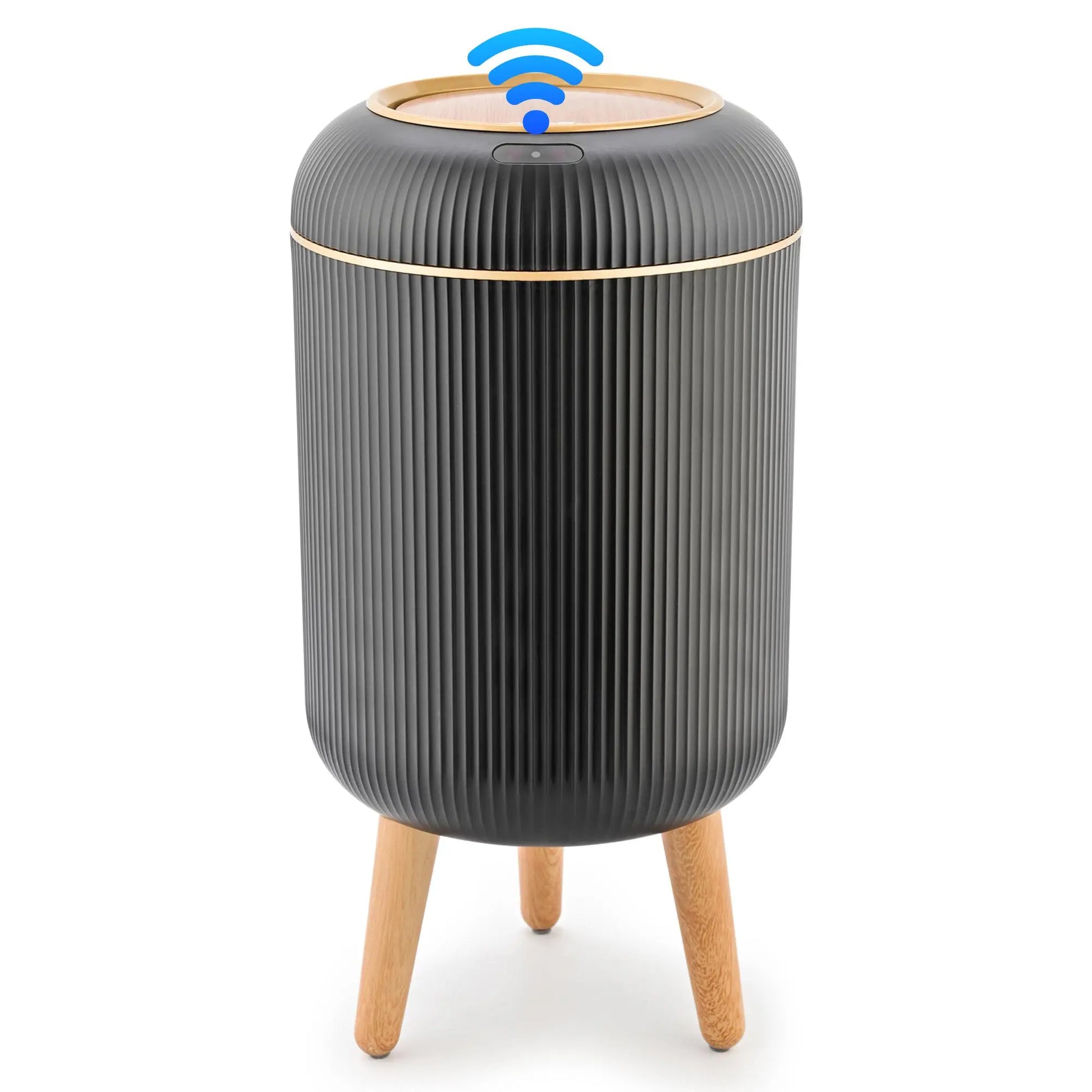 Pukomc Smart Induction Waterproof Trash Can for Bathroom, Bedroom, Office Nordic Style, Household Items Saving Space Motion Sensor Multifunctional Home Goods Environmentally Friendly Automatic Summerwins,Dorm Essentials,Home Essentials Homeessentials