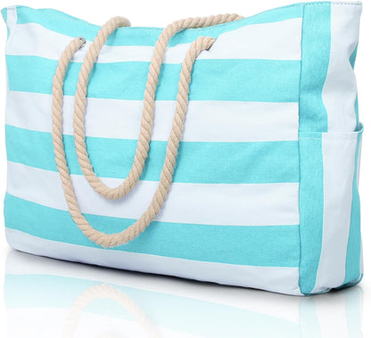Beach Bags for Women Large Waterproof Beach Tote Bag Zipper Beach Bags Waterproof Sandproof Swim Pool Bag Large Tote