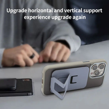Magnetic Card Wallet Holder with Magsafe and Stander for Iphone 16 Pro Max/16 Plus/16 Pro/16,For Iphone 15 Pro Max/15 Pro/15 Plus/15