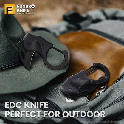 Small Pocket Knife Gift for Men | Keychain Box Cutter with 1.34Inch Blade, Mini Folding Knives EDC Gadgets, Stocking Stuffers Gift for Adults Men Him