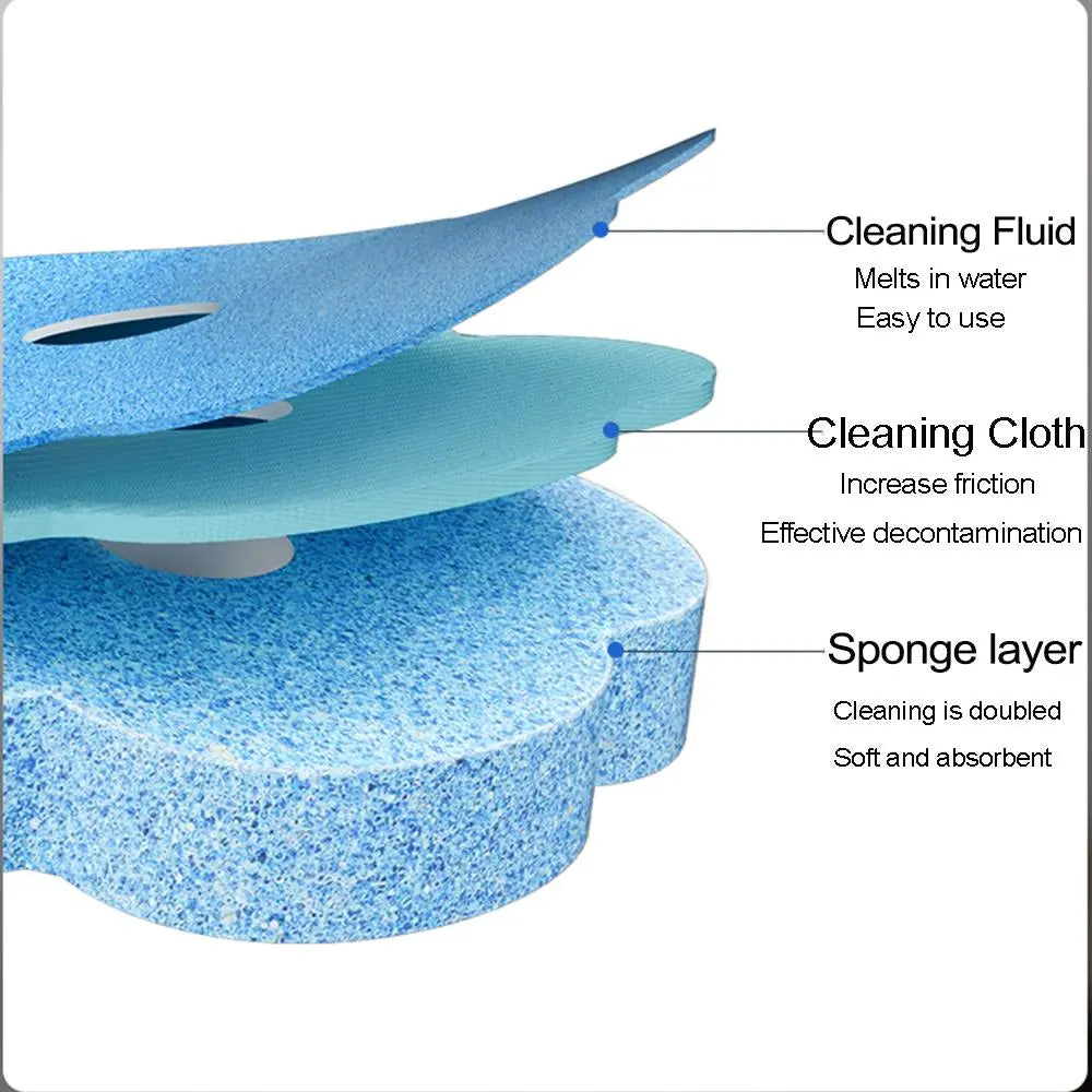 Wall Mounted Toilet Brush Set, 1 Set Toilet Bowl Brush and Holder with 24/48/72Pcs Disposable Replacement Brush Head, Toilet Scrubber Brush, Bathroom Cleaning Tool, House Cleaning Tools, Toilet Cleaning System