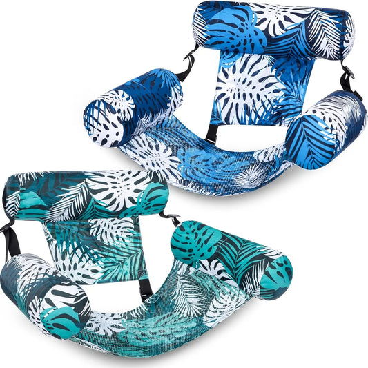 SLOOSH Inflatable Pool Floats Adult, 2 Packs / 1 Pack Floating Lounge Chairs , Blow up Pool Noodles for Adult Heavy Duty, Floating Chair for Party Summer Water Beach Lake Fun Dealsforyoudays