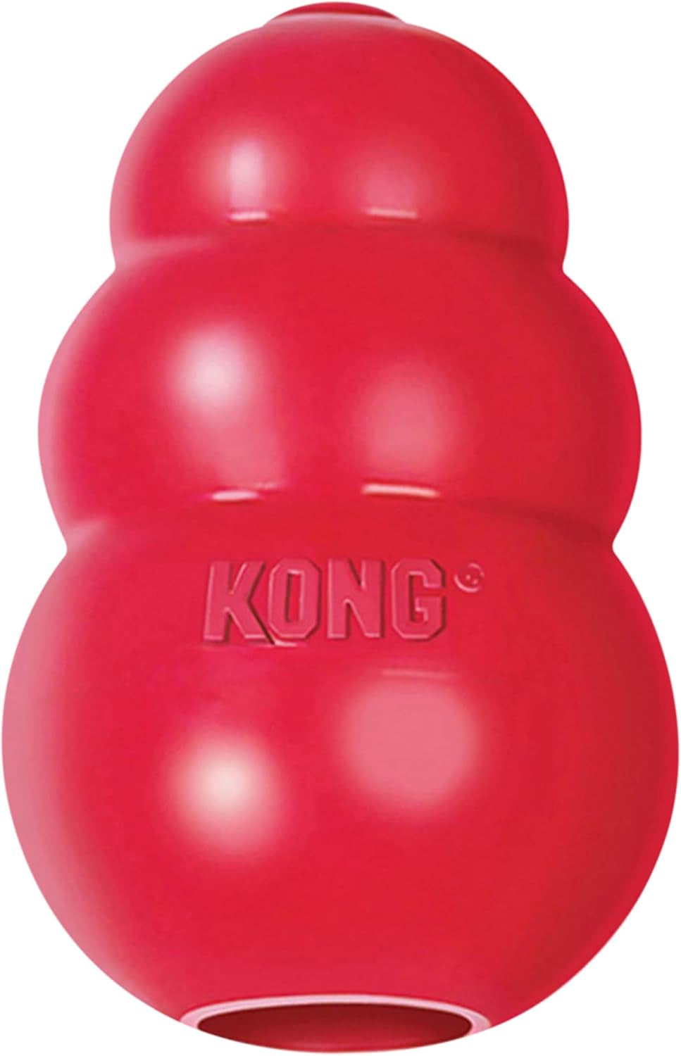 Classic Stuffable Dog Toy - Fetch & Chew Toy for Dogs - Treat-Filling Capabilities & Erratic Bounce for Extended Play Time - Durable Natural Rubber Material - for Medium Dogs