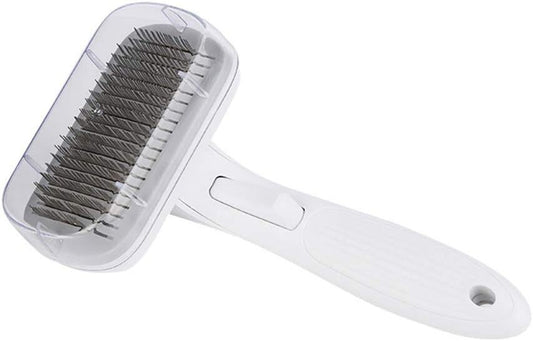 Dog Brush-Self Cleaning Dog and Cat Hair Brush, Deshedding Comb Long and Short