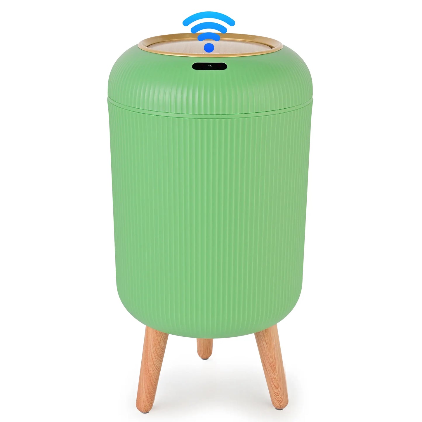 Pukomc Smart Induction Waterproof Trash Can for Bathroom, Bedroom, Office Nordic Style, Household Items Saving Space Motion Sensor Multifunctional Home Goods Environmentally Friendly Automatic Summerwins,Dorm Essentials,Home Essentials Homeessentials