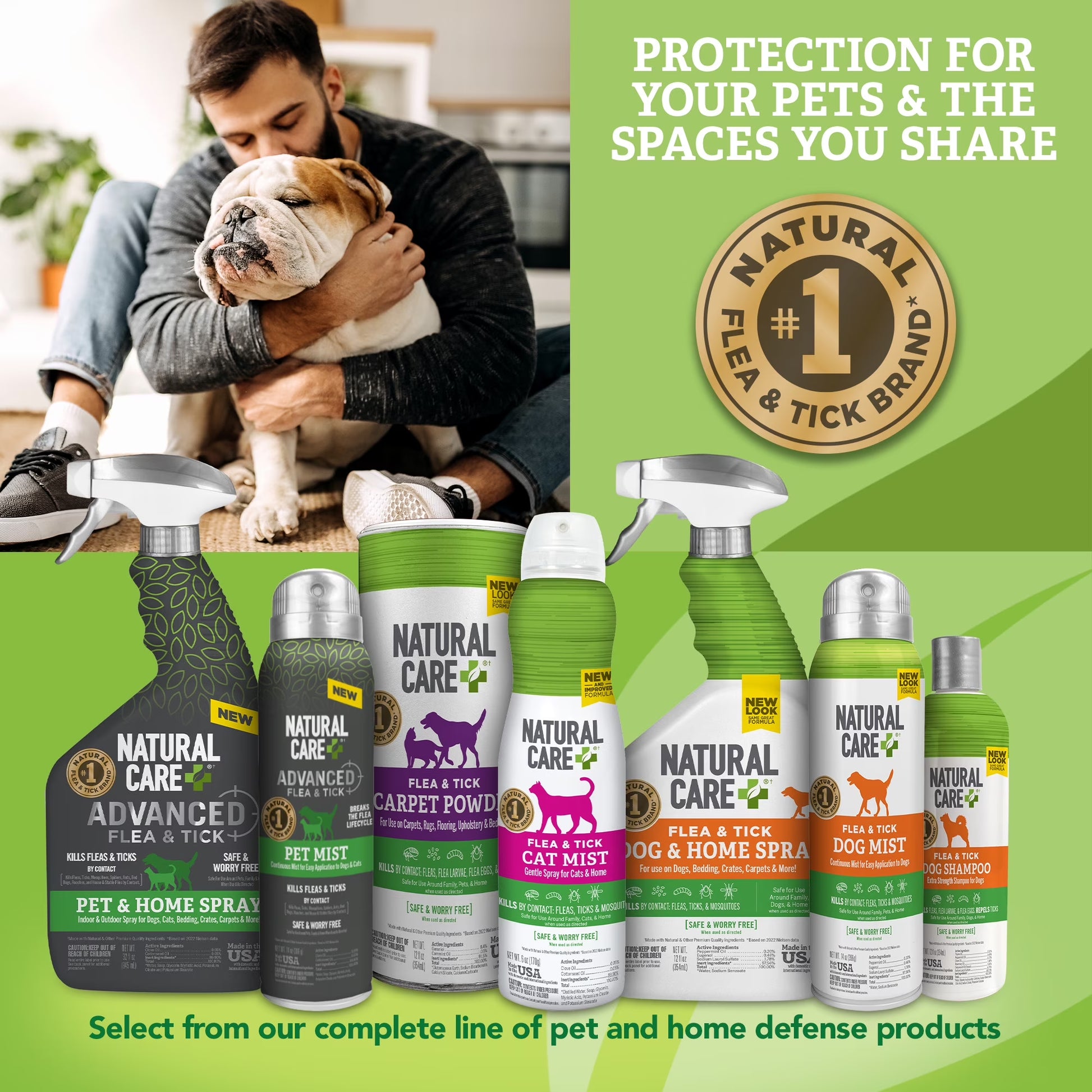 Flea and Tick Spray for Dogs - 14Oz.