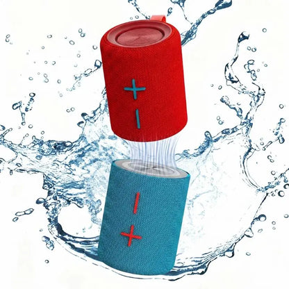 TWINS Portable Bluetooth Speaker with Magnetic 2-In-1 Design IPX4 Water Resistant 10H Playtime TWS Pairing BT5.3 FM Radio for Home Party Outdoor Beach Audio Stereo 20W Subwoofer Dophin Audio