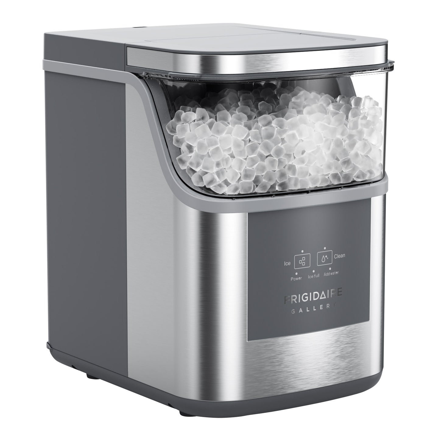 Frigidaire Gallery Crunch Countertop Nugget Ice Maker, 33 Lbs per Day, Self Cleaning, Touch Controls