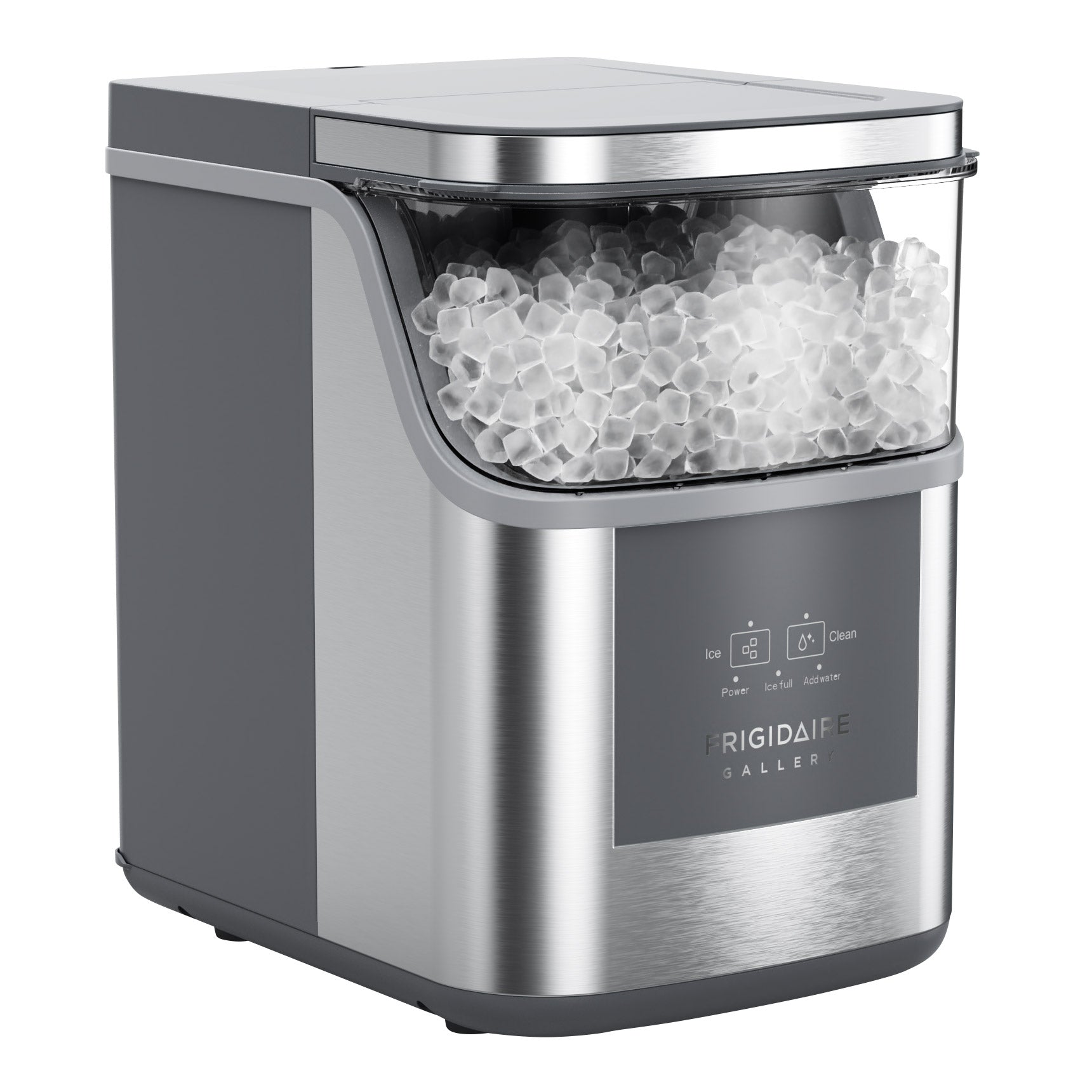 Frigidaire Gallery Crunch Countertop Nugget Ice Maker, 33 Lbs per Day, Self Cleaning, Touch Controls