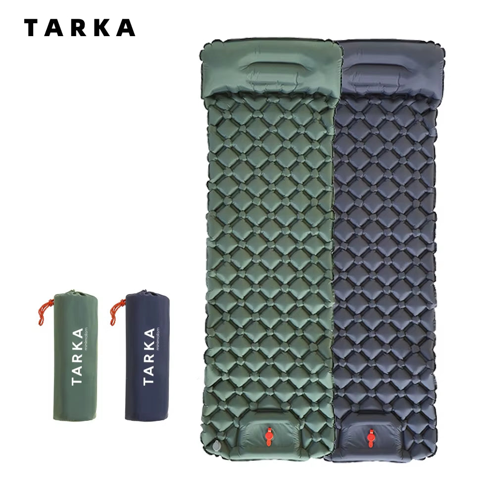 Ultimate Inflatable Camping Mat with Built-in Pillow - Perfect for Outdoor Adventures and Travel