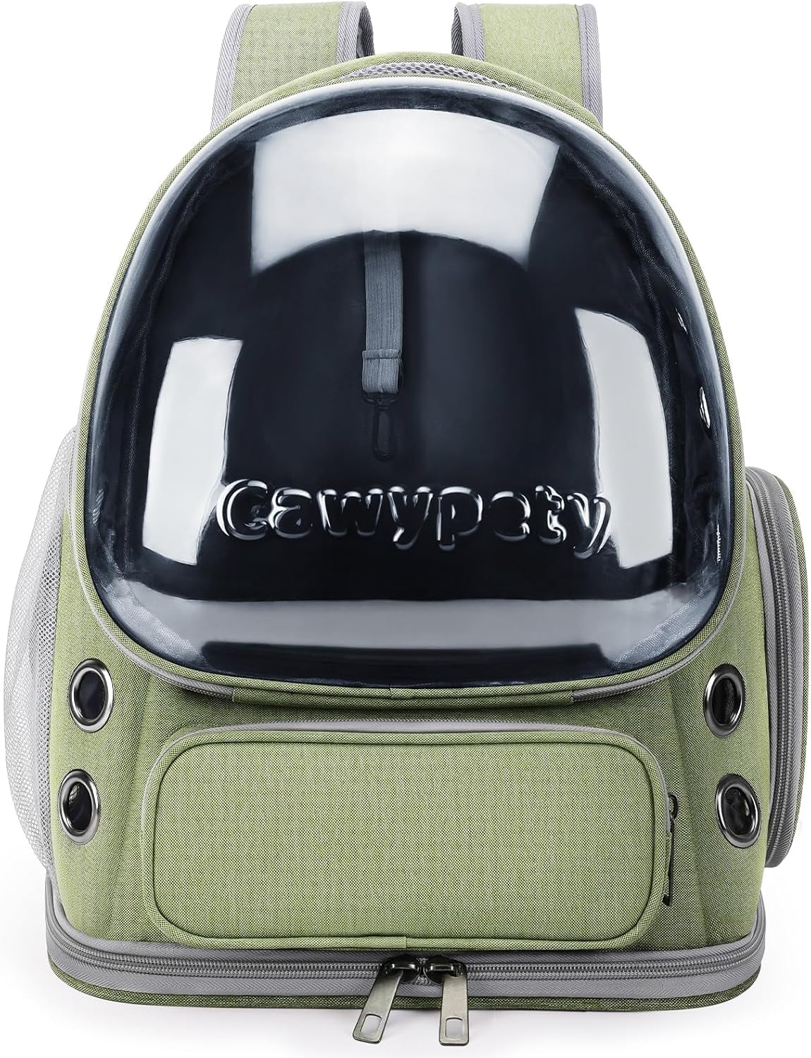 Cat Backpack Carrier, Breathable Cat Carrier Large Space Bubble Pet Backpack for Kitty Small Dog up to 15Lbs, Transparent & Foldable Pet Carrier for Travel Hiking