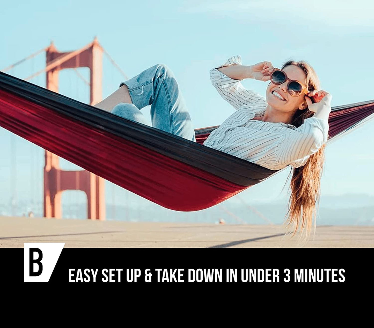 Ultimate Comfort Double Hammock - Strong, Lightweight, and Perfect for Two Adventurers