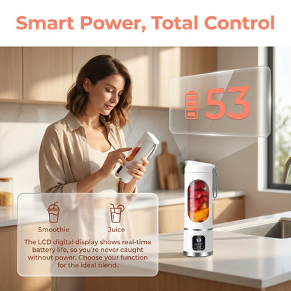 Unleash Your Blending Potential with Our Portable 15.22 Oz USB Rechargeable Blender - Perfect for Smoothies & Juices!