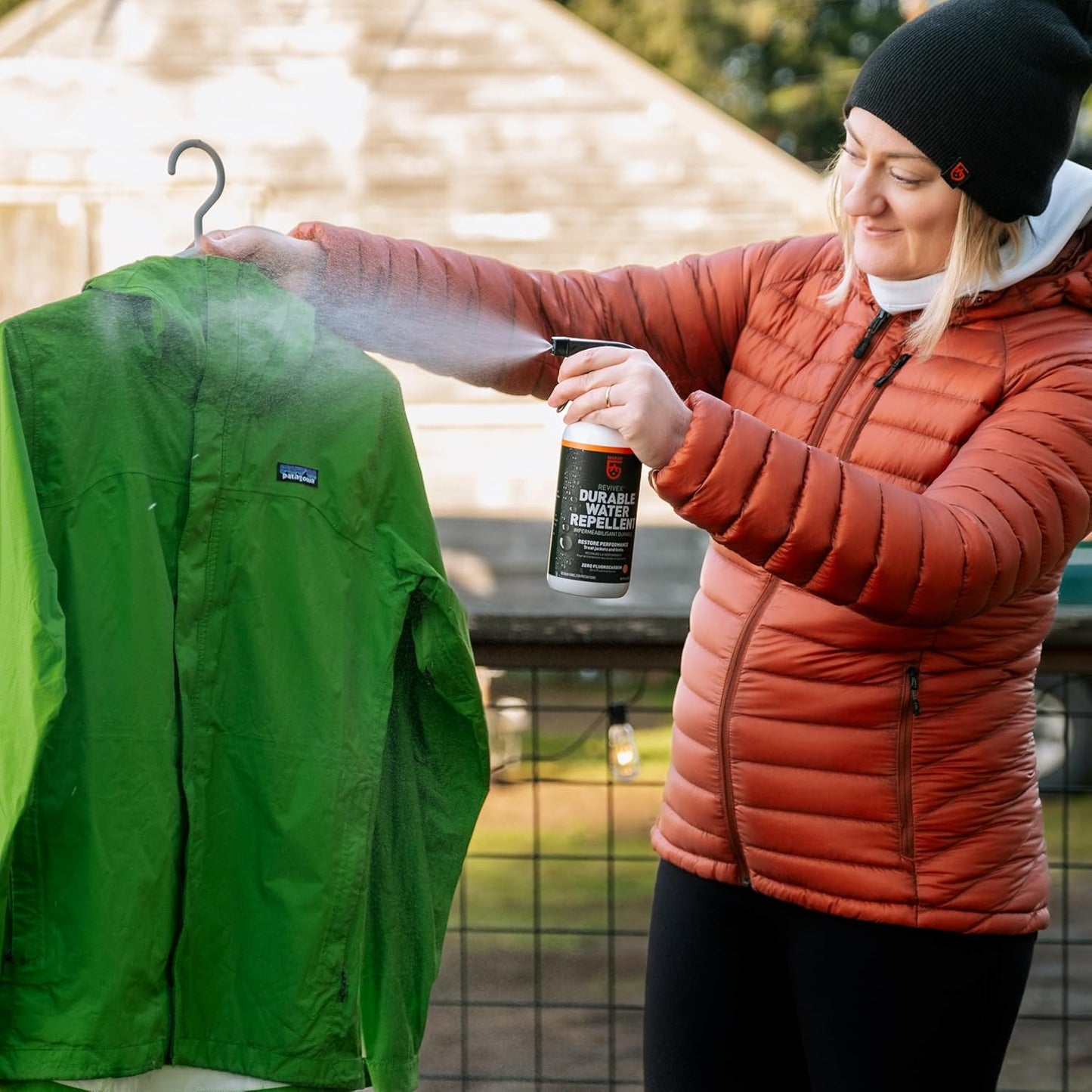 Revivex Durable Water Repellent (DWR) Spray for Waterproof Jackets, Rain Gear, Gore-Tex, Tents & Camping Gear – Restore Waterproofing & Breathability, Various Sizes