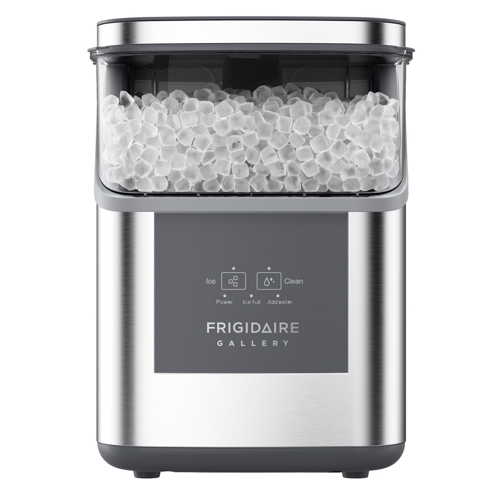Frigidaire Gallery Crunch Countertop Nugget Ice Maker, 33 Lbs per Day, Self Cleaning, Touch Controls