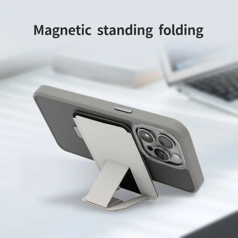 Magnetic Card Wallet Holder with Magsafe and Stander for Iphone 16 Pro Max/16 Plus/16 Pro/16,For Iphone 15 Pro Max/15 Pro/15 Plus/15