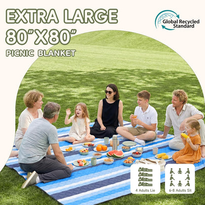 Waterproof Beach Blanket Picnic Outdoor Mat Rug Registry Wedding Search by Name Couple House Warming 2026 Housewarming Family Hostess Anniversary New Apartment Home Essential Must Have