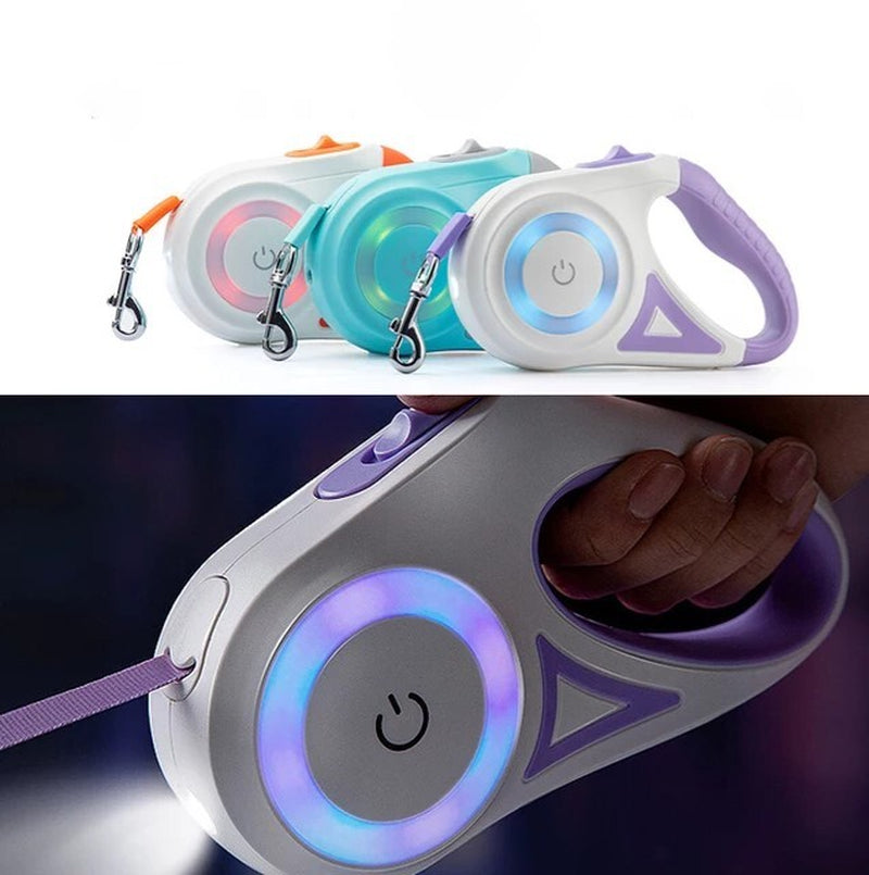 Retractable Dog Leash with Led Light -5Mm