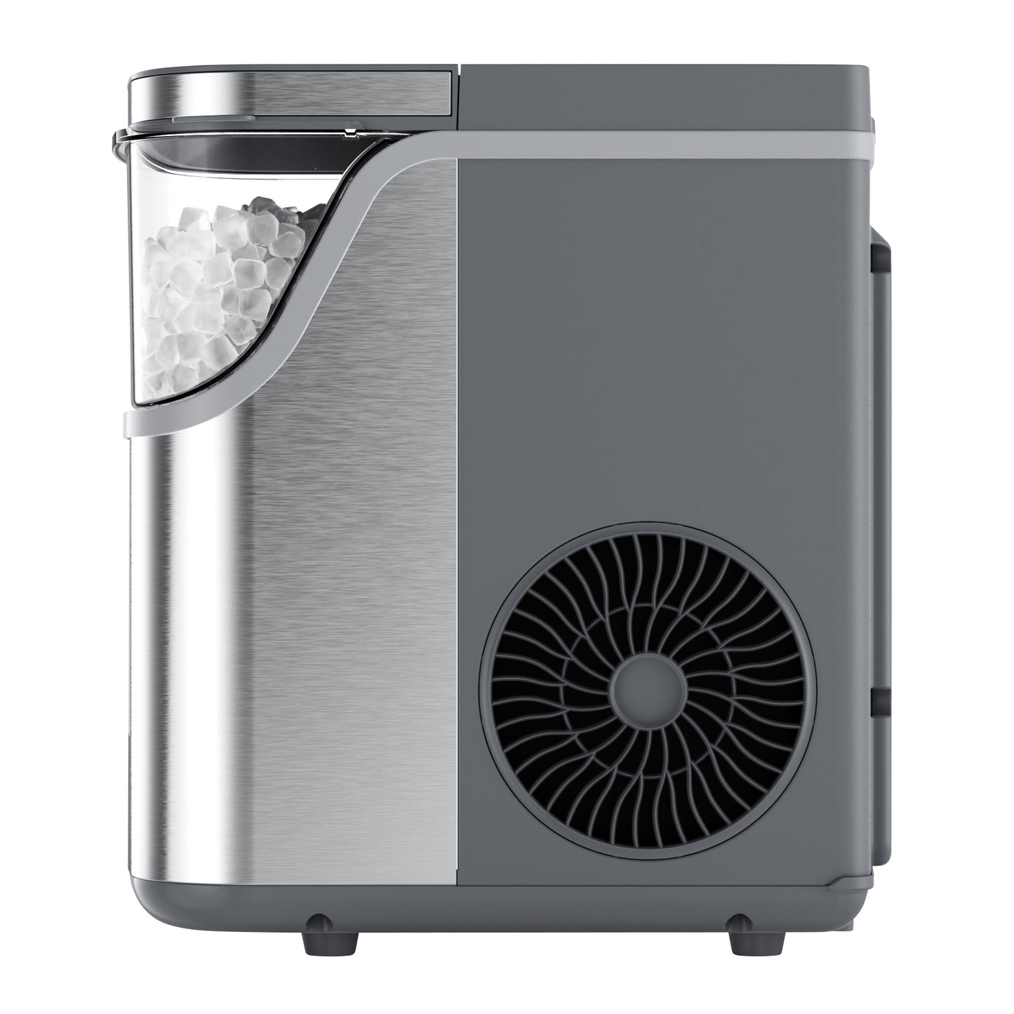 Frigidaire Gallery Crunch Countertop Nugget Ice Maker, 33 Lbs per Day, Self Cleaning, Touch Controls