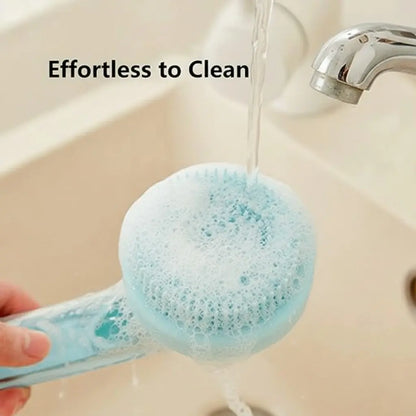 2026 New 2-In-1 Pet Bath & Grooming Deshedding Animal Hair Brush with Built-In Soap Dispenser, 8In×3In×4In, Gentle Massage Tool for Dogs & Cats, Enhances Hair Care, Improves Bathing Experience, Boosts Blood Circulation, Animal Hair Brushes