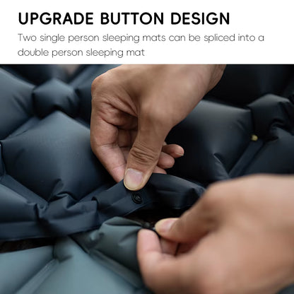 Ultimate Inflatable Camping Mat with Built-in Pillow - Perfect for Outdoor Adventures and Travel