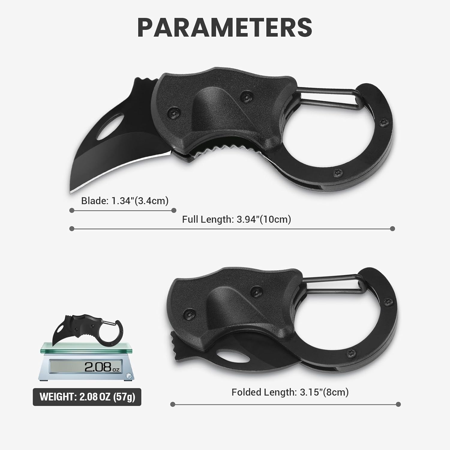 Small Pocket Knife Gift for Men | Keychain Box Cutter with 1.34Inch Blade, Mini Folding Knives EDC Gadgets, Stocking Stuffers Gift for Adults Men Him