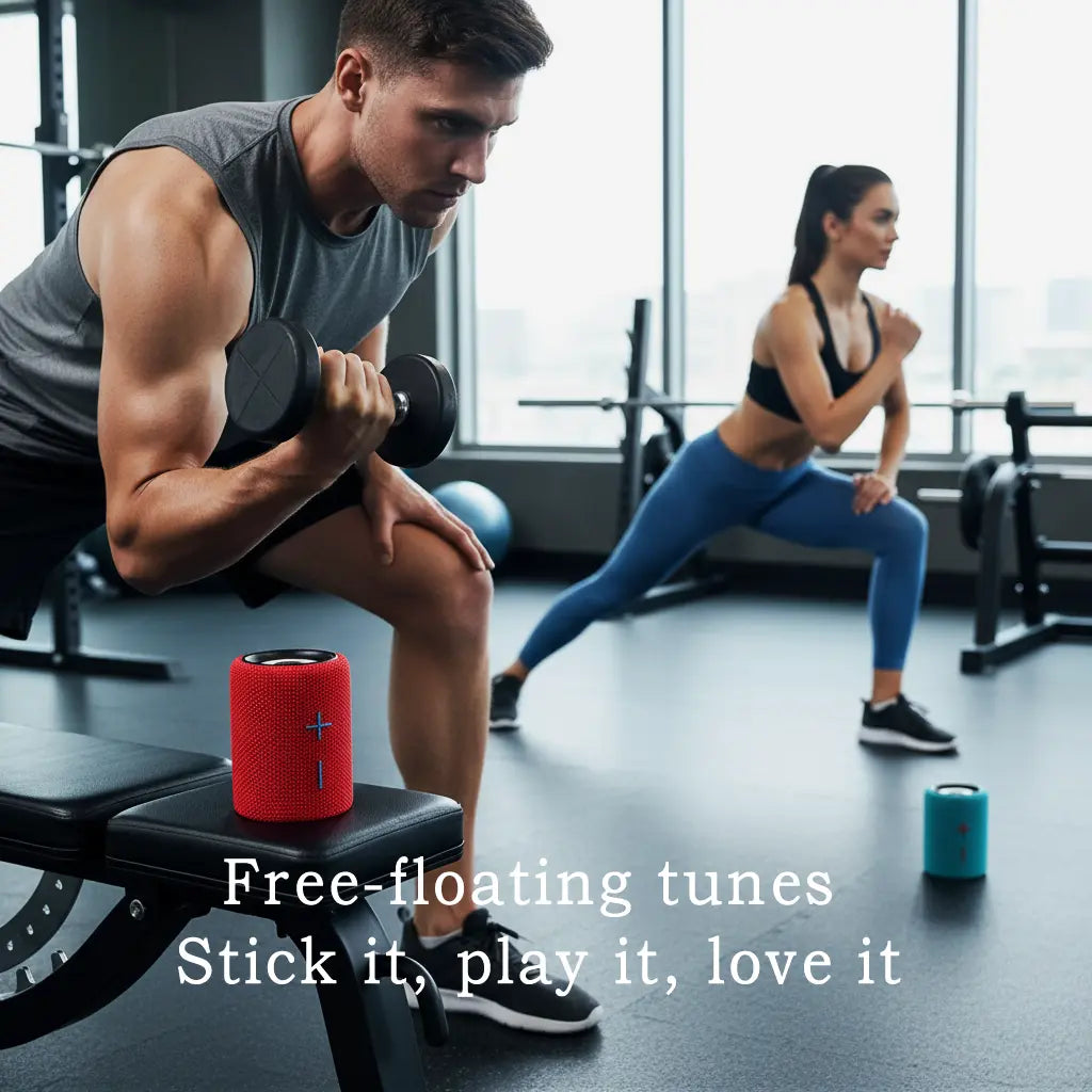 TWINS Portable Bluetooth Speaker with Magnetic 2-In-1 Design IPX4 Water Resistant 10H Playtime TWS Pairing BT5.3 FM Radio for Home Party Outdoor Beach Audio Stereo 20W Subwoofer Dophin Audio