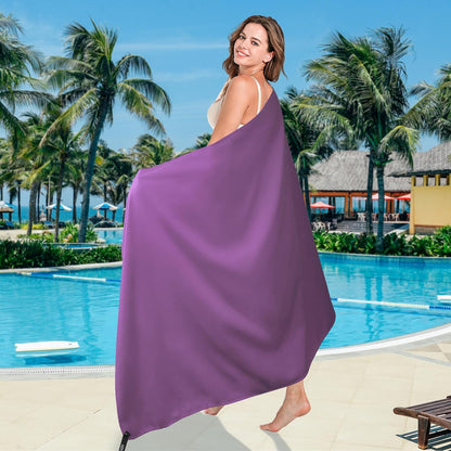 Microfiber Travel Sports Towel-Quick Dry Towel, Soft Lightweight Microfiber Camping Towel Absorbent Compact Travel Towel for Camping Gym Yoga Swimming Backpacking (Xl:72''X32''+16''X16''-Hpink)