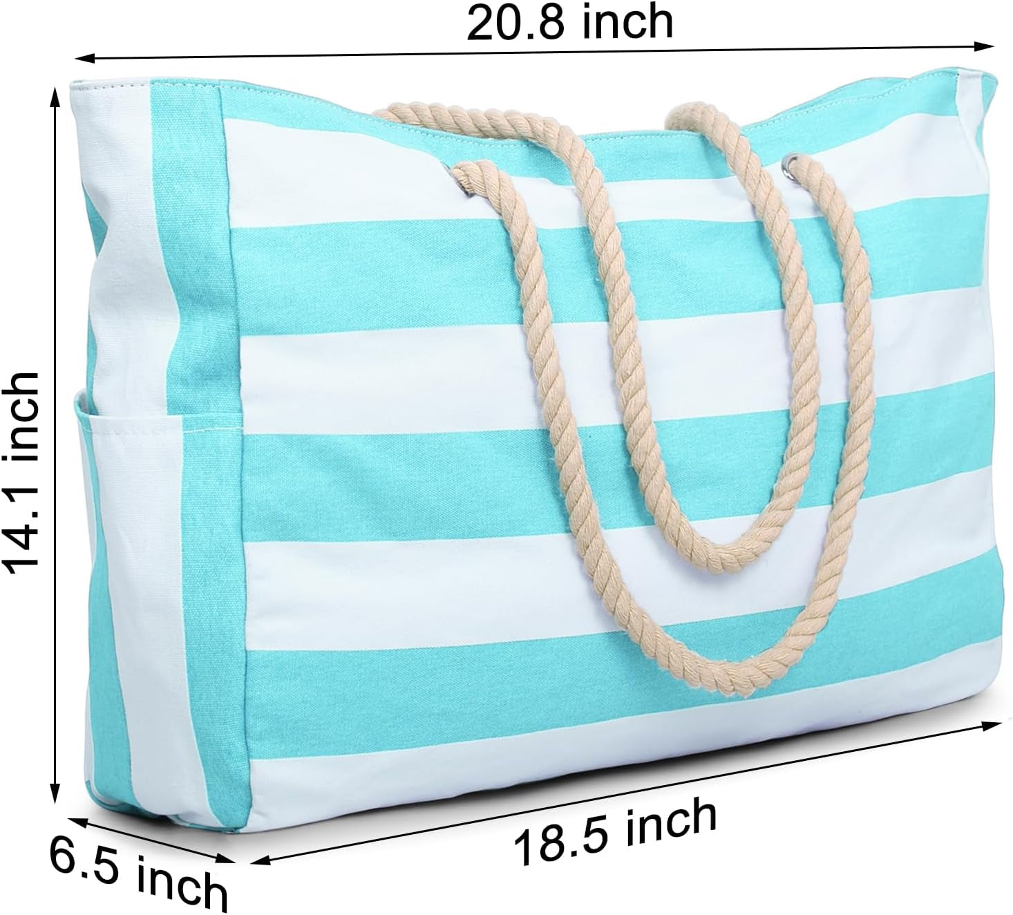 Beach Bags for Women Large Waterproof Beach Tote Bag Zipper Beach Bags Waterproof Sandproof Swim Pool Bag Large Tote