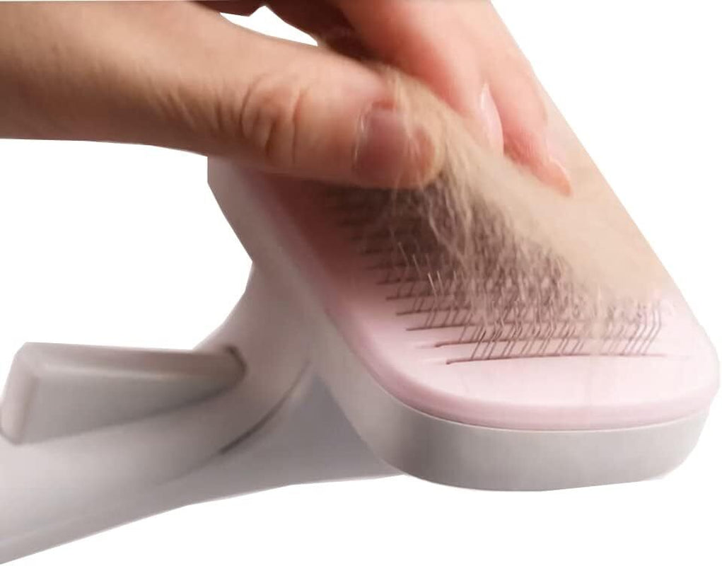 Dog Brush-Self Cleaning Dog and Cat Hair Brush, Deshedding Comb Long and Short