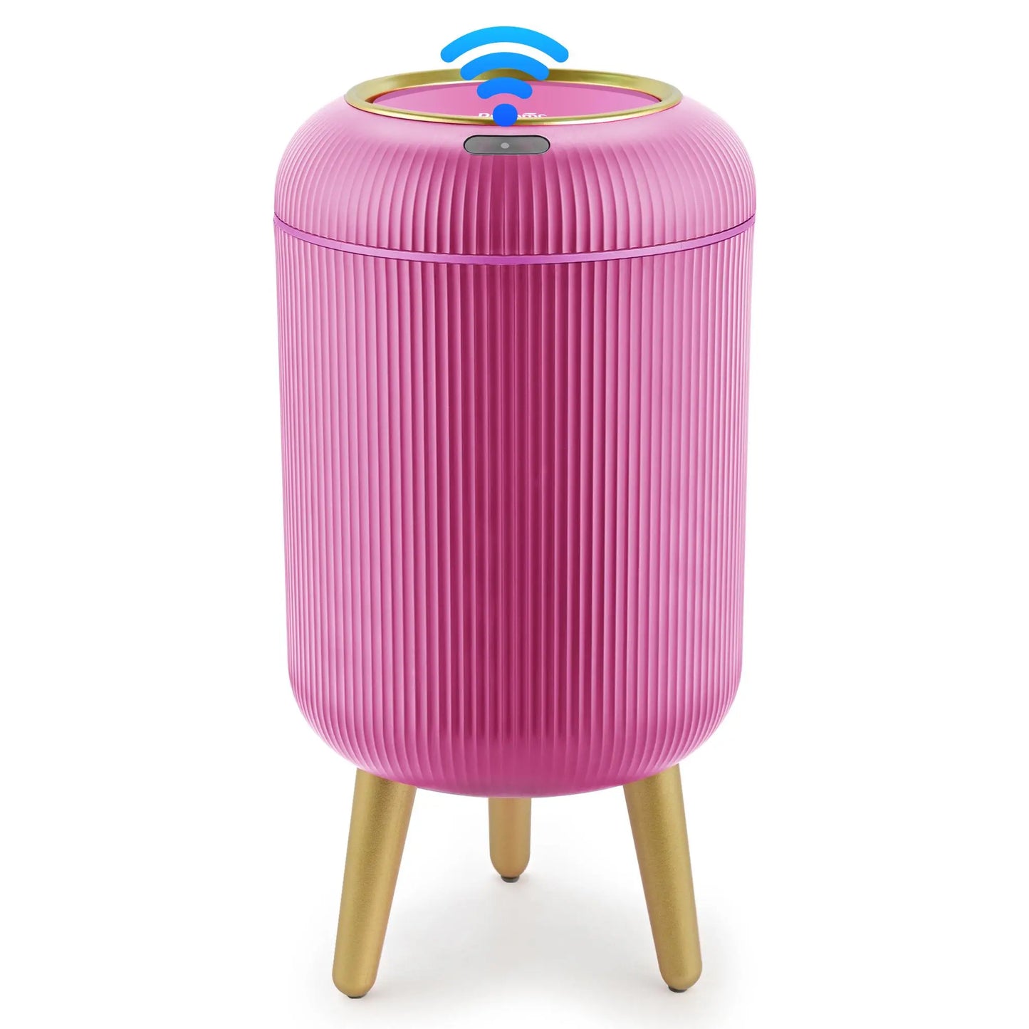 Pukomc Smart Induction Waterproof Trash Can for Bathroom, Bedroom, Office Nordic Style, Household Items Saving Space Motion Sensor Multifunctional Home Goods Environmentally Friendly Automatic Summerwins,Dorm Essentials,Home Essentials Homeessentials