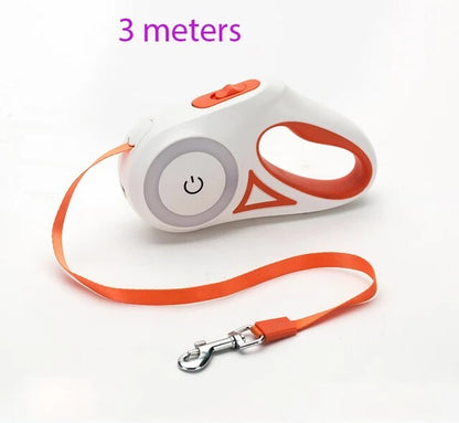 Retractable Dog Leash with Led Light -5Mm