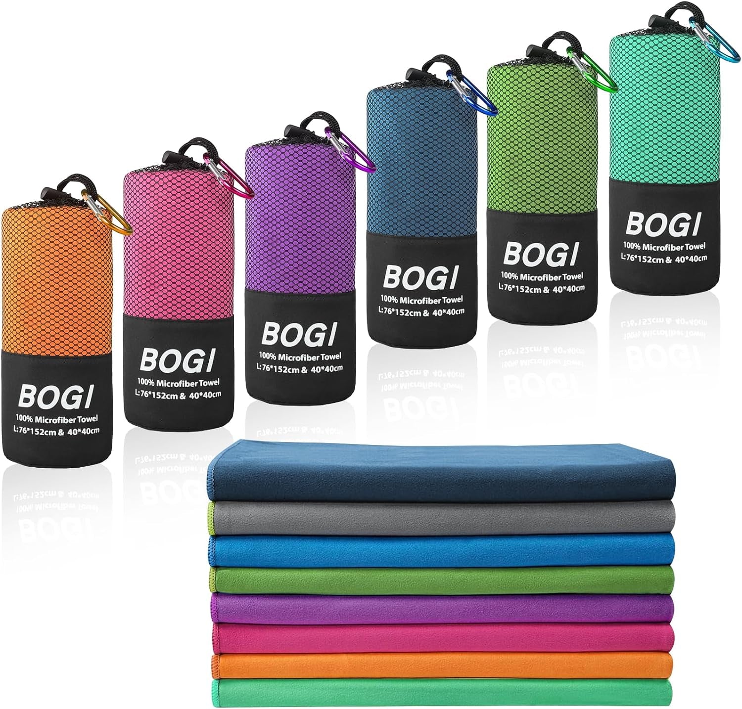 Microfiber Travel Sports Towel-Quick Dry Towel, Soft Lightweight Microfiber Camping Towel Absorbent Compact Travel Towel for Camping Gym Yoga Swimming Backpacking (Xl:72''X32''+16''X16''-Hpink)