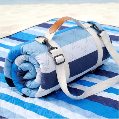 Waterproof Beach Blanket Picnic Outdoor Mat Rug Registry Wedding Search by Name Couple House Warming 2026 Housewarming Family Hostess Anniversary New Apartment Home Essential Must Have