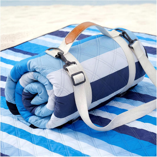 Waterproof Beach Blanket Picnic Outdoor Mat Rug Registry Wedding Search by Name Couple House Warming 2026 Housewarming Family Hostess Anniversary New Apartment Home Essential Must Have