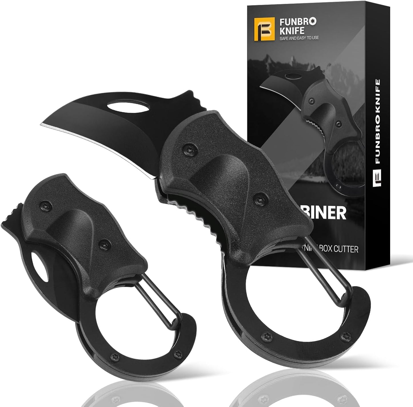 Small Pocket Knife Gift for Men | Keychain Box Cutter with 1.34Inch Blade, Mini Folding Knives EDC Gadgets, Stocking Stuffers Gift for Adults Men Him