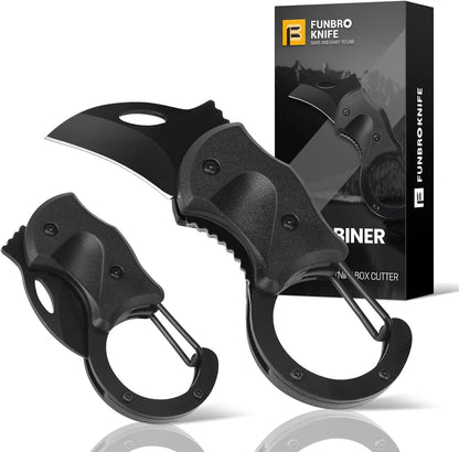 Small Pocket Knife Gift for Men | Keychain Box Cutter with 1.34Inch Blade, Mini Folding Knives EDC Gadgets, Stocking Stuffers Gift for Adults Men Him