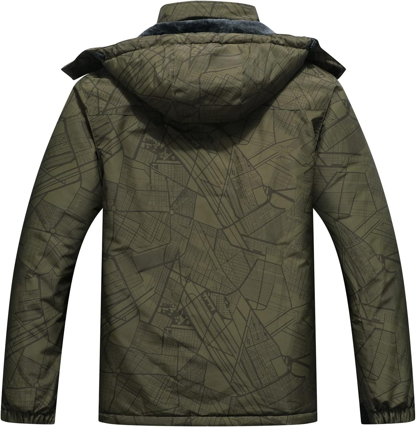 Stay Warm and Stylish with Our Men's Waterproof Ski Jacket - Perfect for Snowboarding and Winter Adventures!