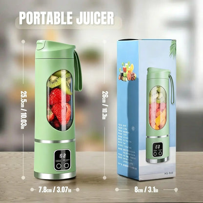 Unleash Your Blending Potential with Our Portable 15.22 Oz USB Rechargeable Blender - Perfect for Smoothies & Juices!